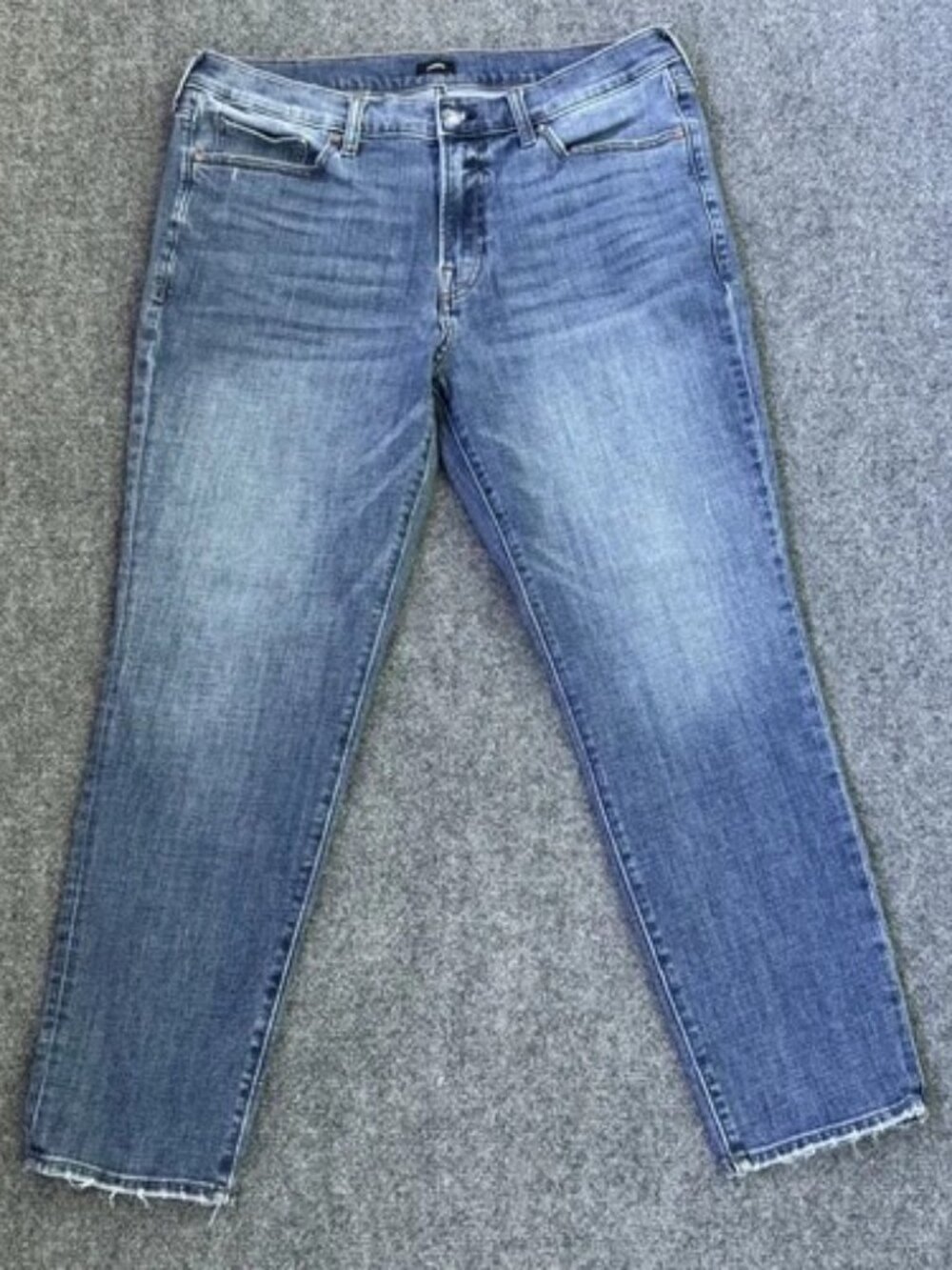 Express Athletic Slim Jeans Medium Wash Blue Mens 34x30